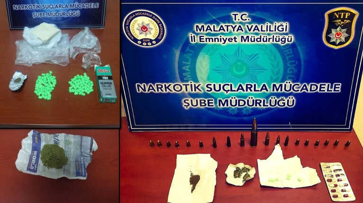 Malatya Polisi Zehir Tacirlerine Göz Açtırmıyor