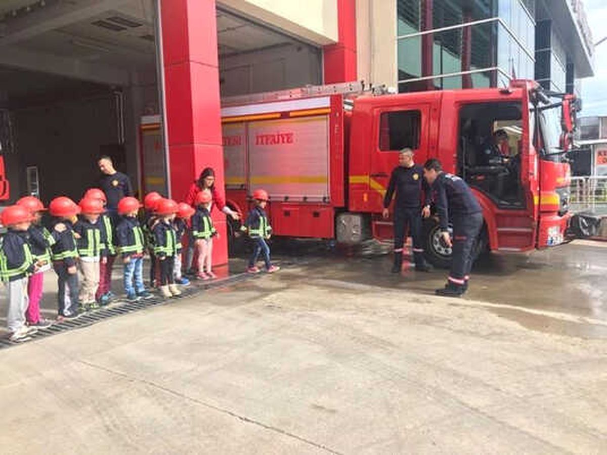 Minik Öğrenciler Yangın Eğitimi Aldı.