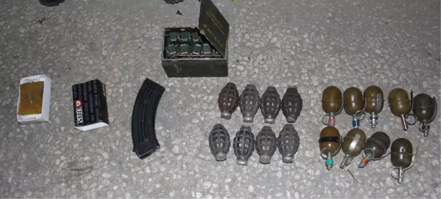 17 El Bombası, 5 Kalaşnikof Böyle Ele Geçirildi