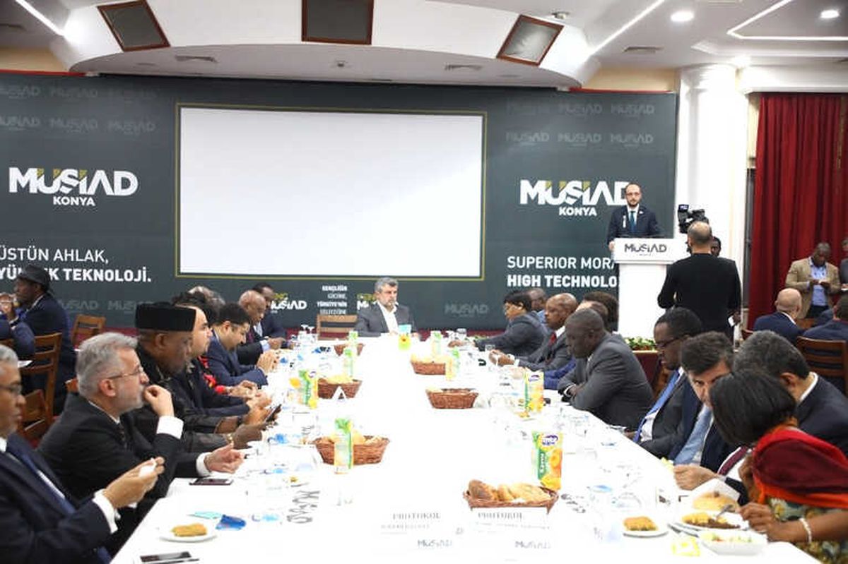 Afrikalı Heyet, Müsiad Konya Şubesi\'nde İşadamlarıyla Buluştu