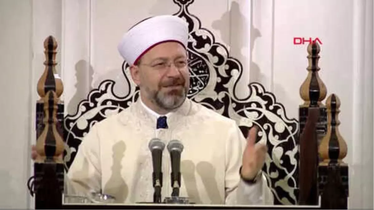 Diyanet İşleri Başkanı Prof. Dr. Ali Erbaş, Melike Hatun Camisi\'nde Regaip Kandili Programında...