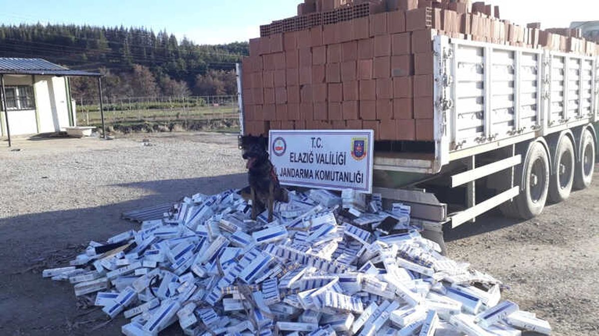 Elazığ\'da 13 Bin 500 Paket Kaçak Sigara Ele Geçirildi