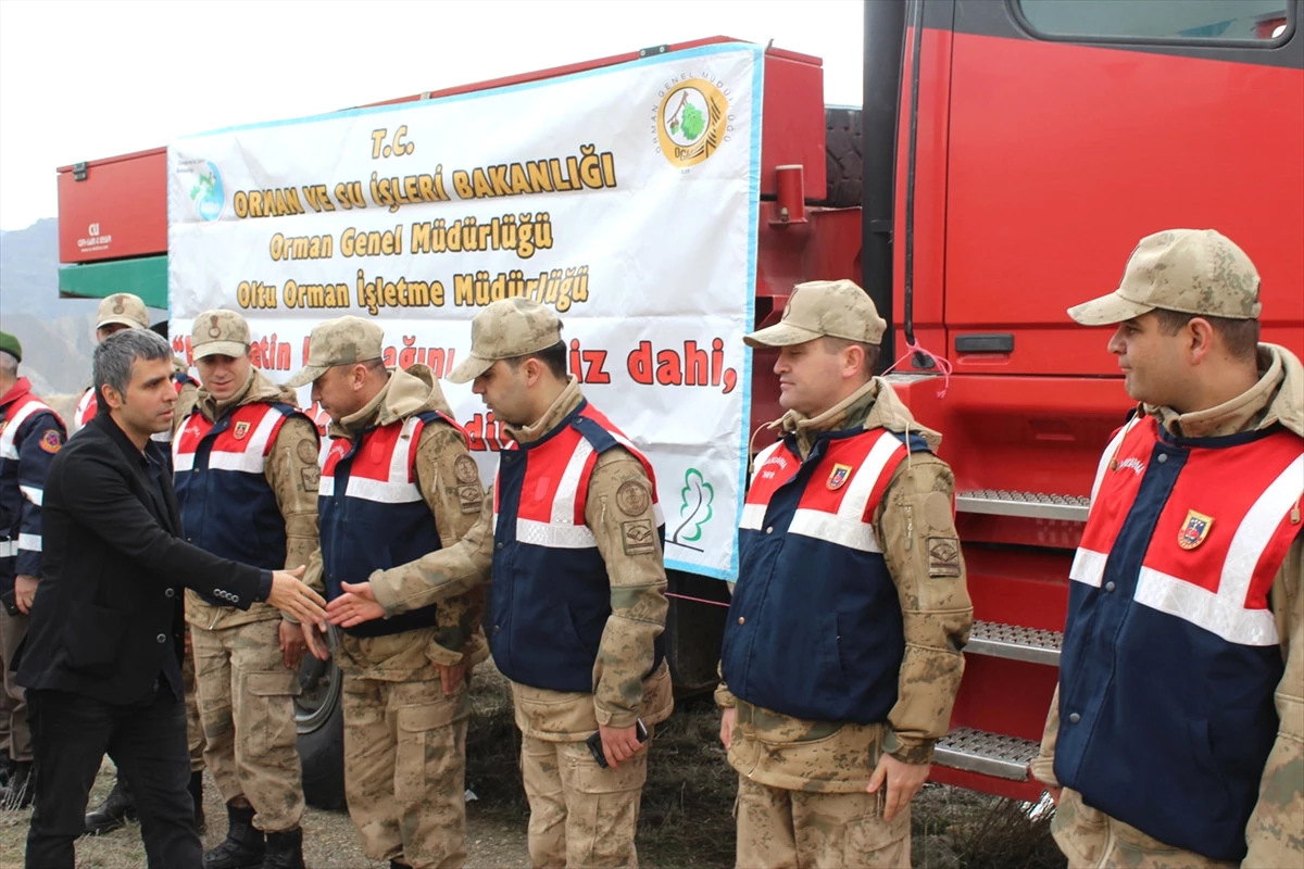 Oltu\'da Afrin Şehitleri İçin Hatıra Ormanı Oluşturuldu