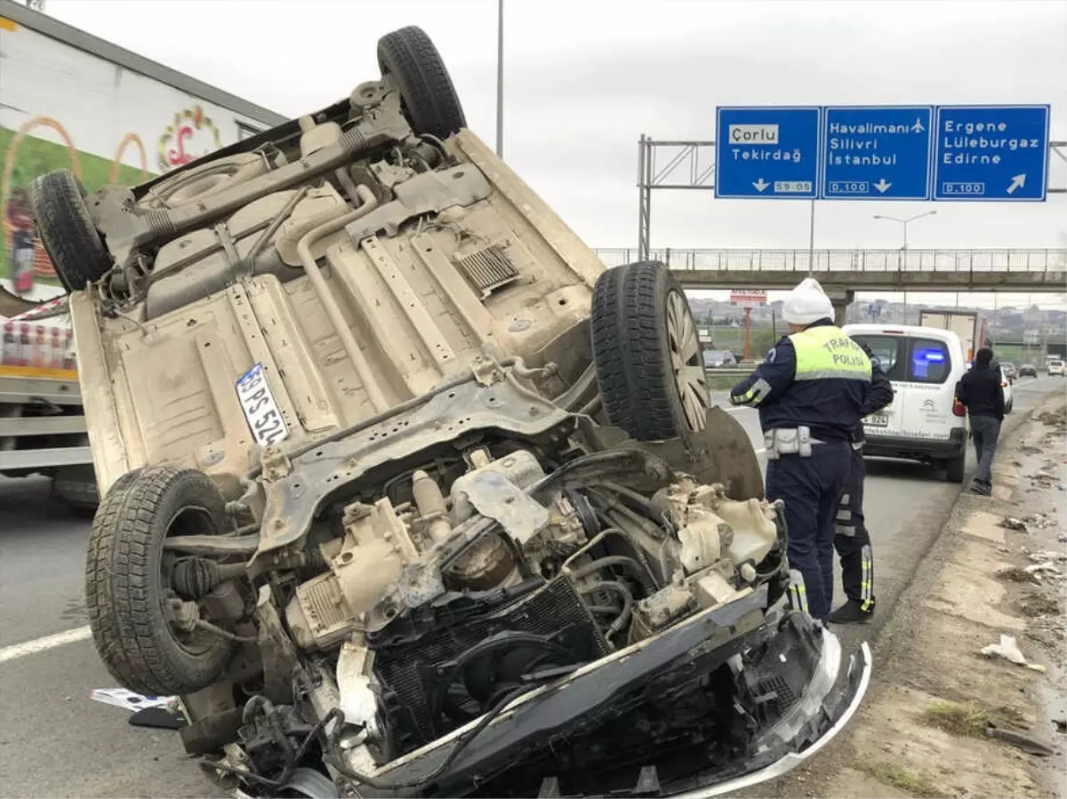 Tekirdağ\'da Trafik Kazası: 1 Yaralı