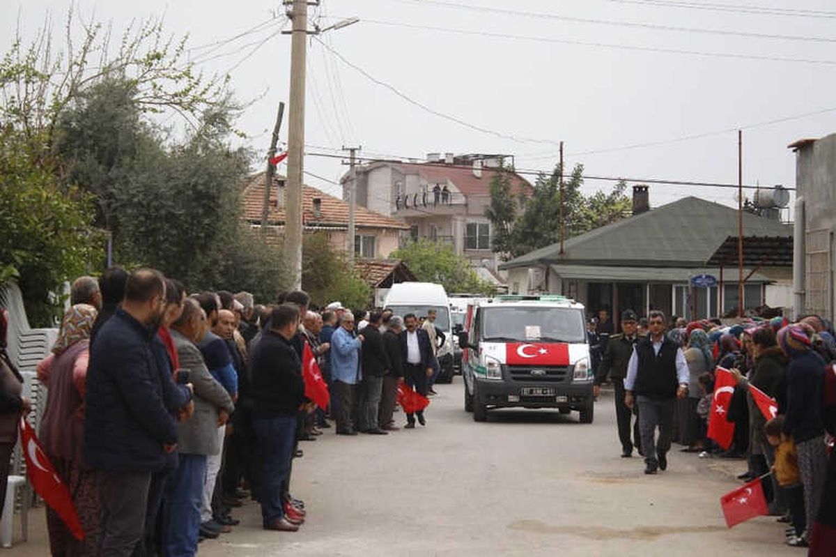 Afrin Şehidi Baba Ocağına Son Kez Getirildi
