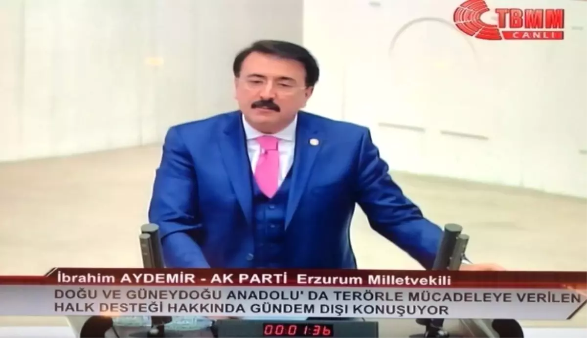 Aydemir TBMM\'de Milli Hassasiyeti Dile Getirdi