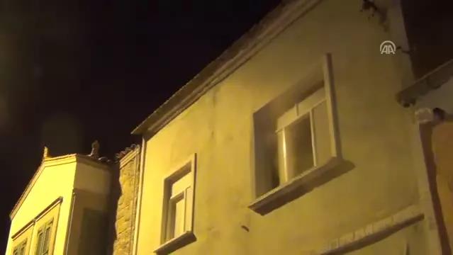 Ayvalık’ta Ev Yangını Son Dakika
