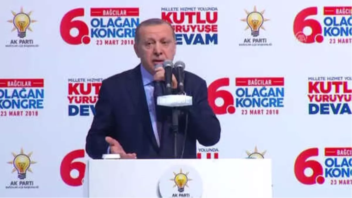 Cumhurbaşkanı Erdoğan, AK Parti Bağcılar 6. Olağan Kongresinde Konuştu