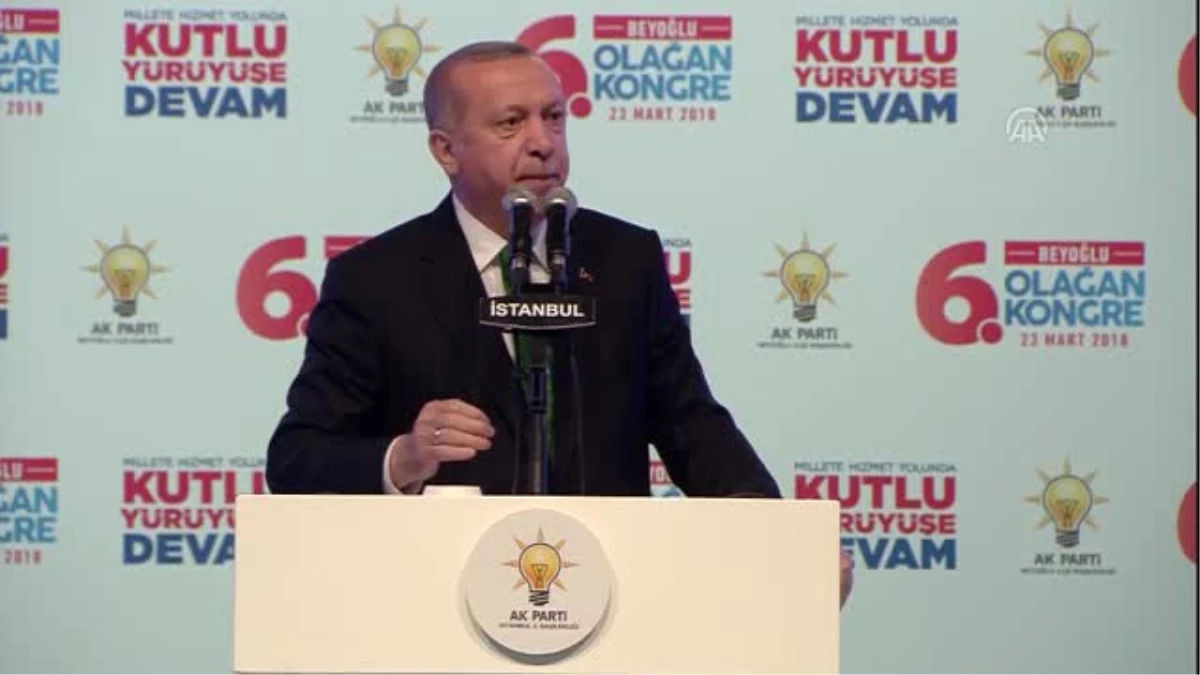 Cumhurbaşkanı Erdoğan: "Biz Bu Güne Kadar Hiçbir Beşeri Gücün Önünde Eğilmedik"