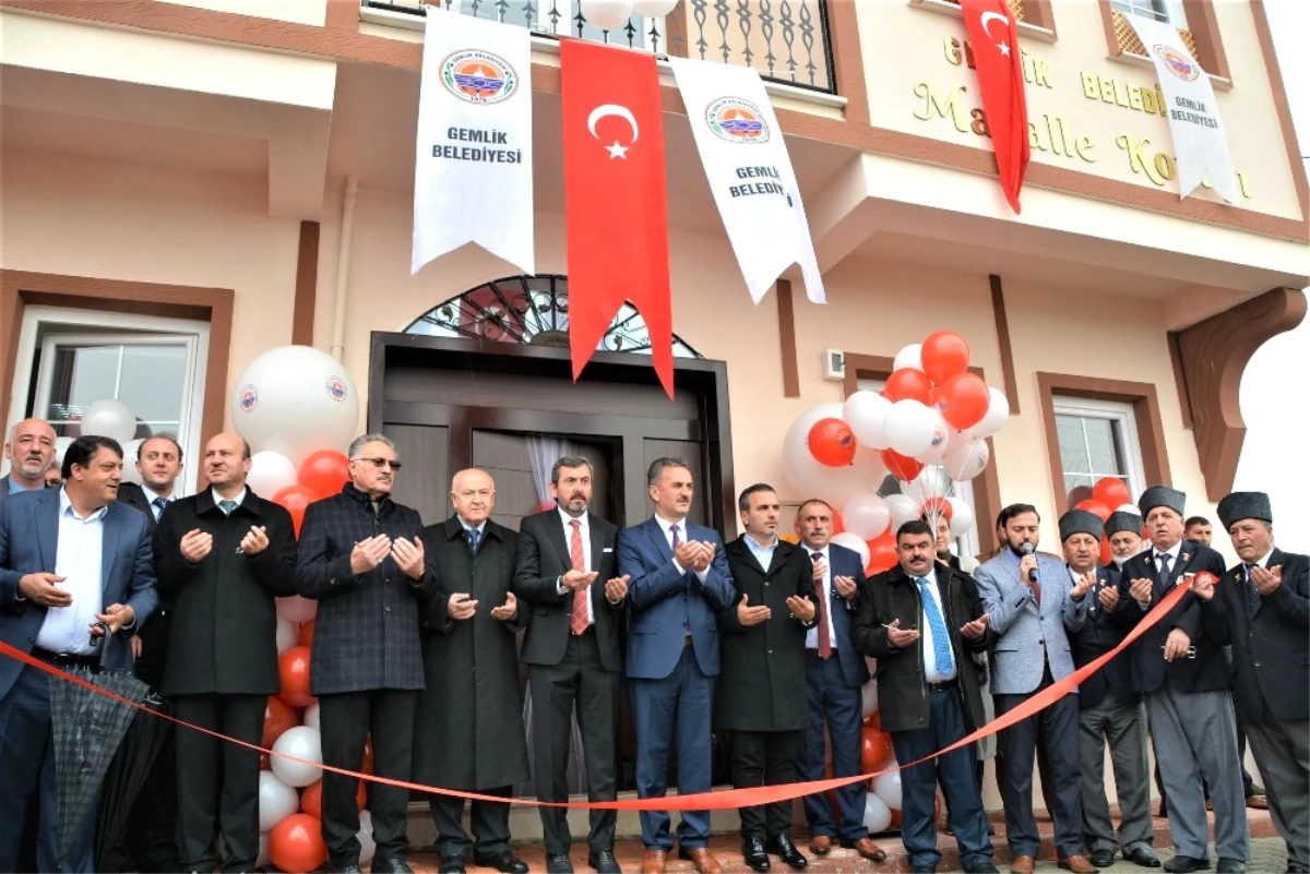 Mahalle Konağı Dualarla Açıldı