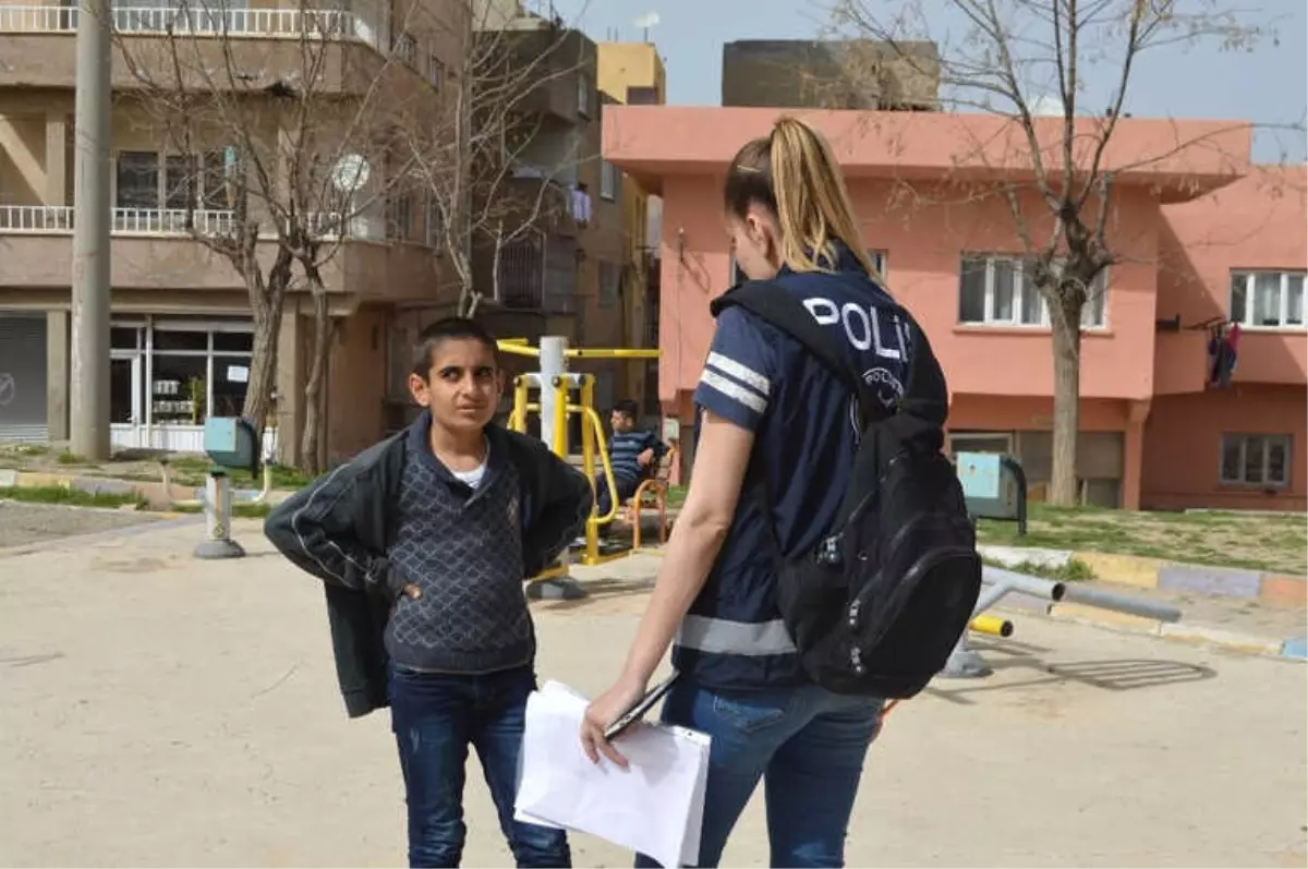 Mardin Polisinden Çocukları Koruyan Uygulama