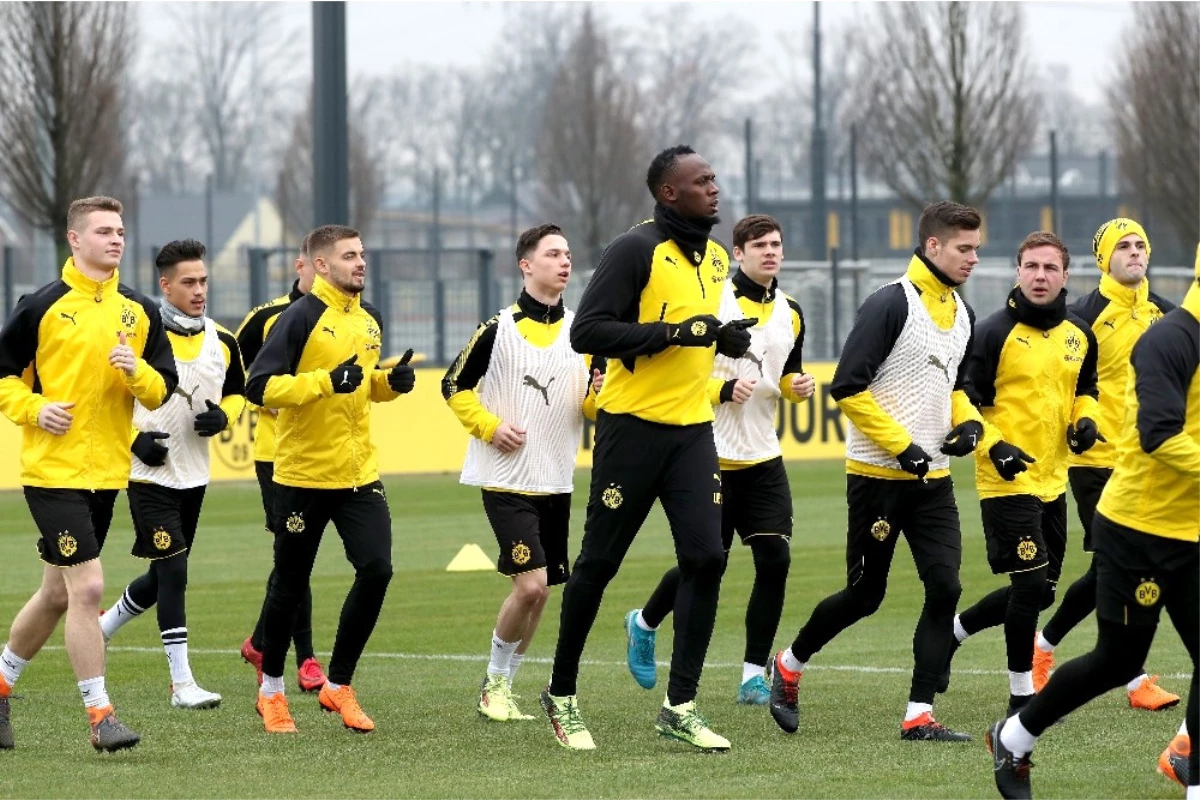 Usain Bolt, Borussia Dortmund İdmanında