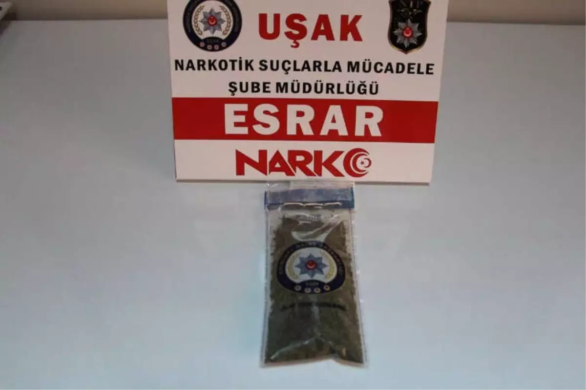 Uşak\'ta Uyuşturucu Operasyonu