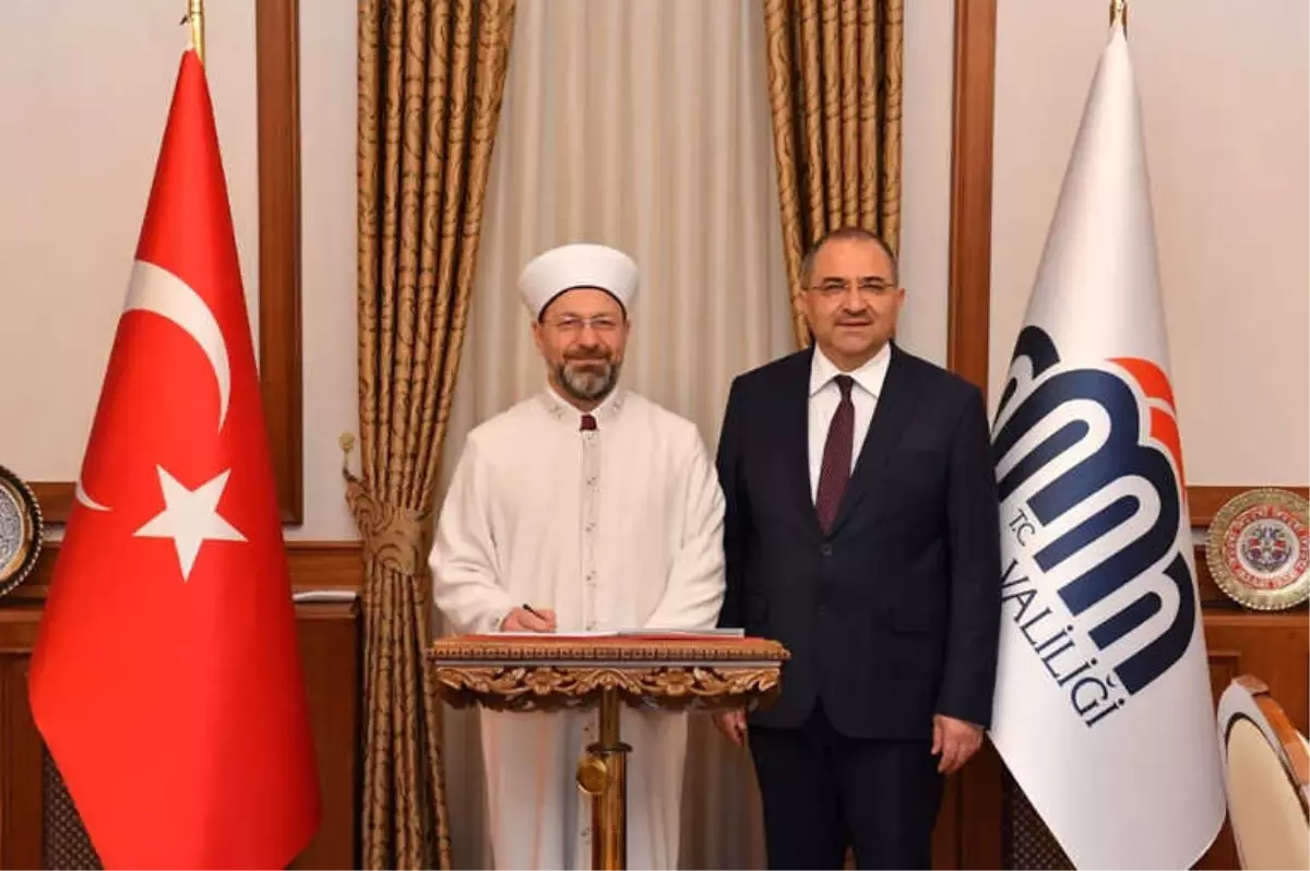 Diyanet İşleri Başkanı Erbaş Malatya Valiliğini Ziyaret Etti