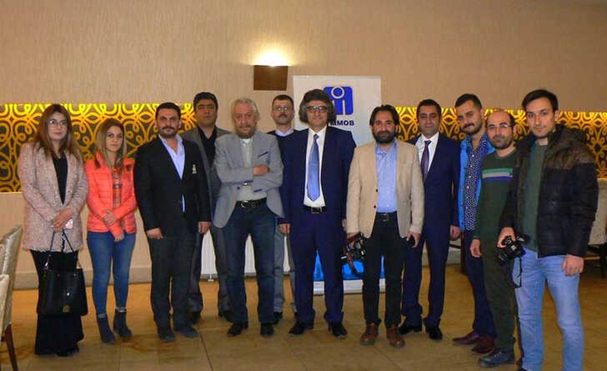 İmo Başkanı Tortum ve Yönetim Kurulu Üyeleri, Basın Mensupları ile Bir Araya Geldi