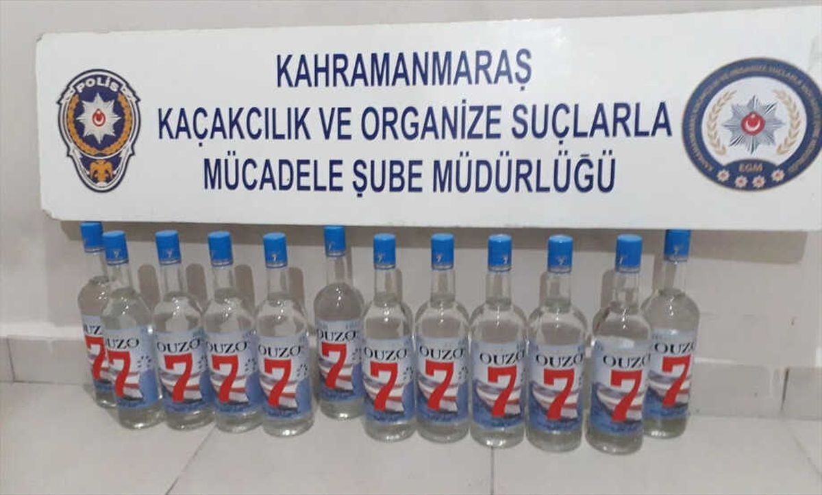 Kahramanmaraş\'ta Kaçak İçki Operasyonu