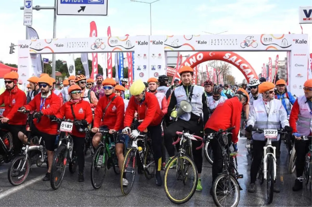 Kale Çanakkale Bisiklet Festivali Başladı