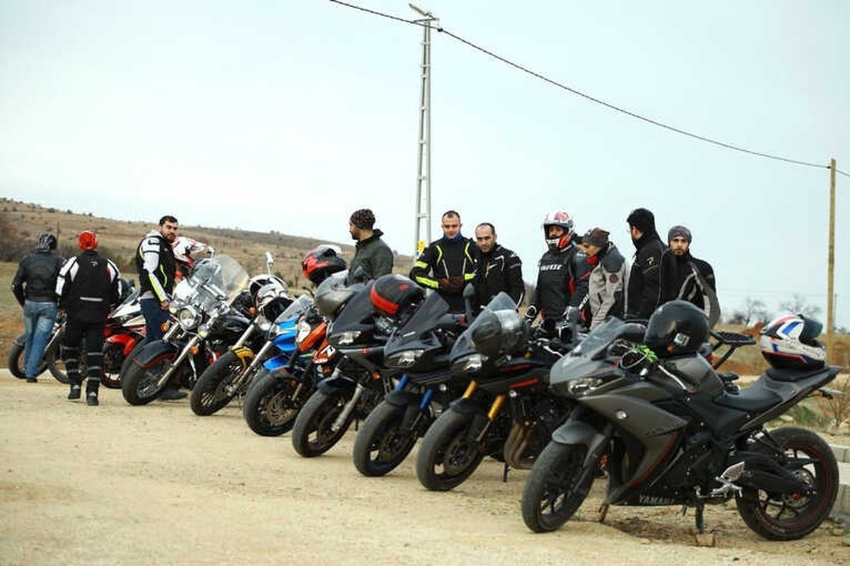 Motosikletçiler \'Zeytin Dalına Destek İçin Yola Çıktı