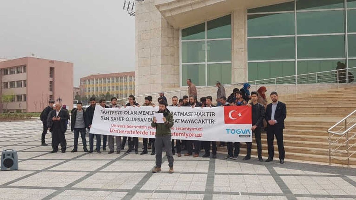 Öğrenciler, Terör Destekçilerini Kınadı