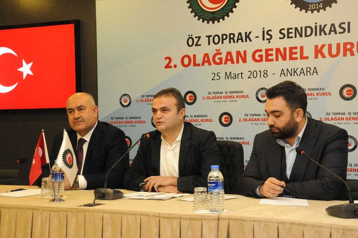 Arslan, Öz Toprak-İş Sendikası Genel Kurulu\'na Katıldı