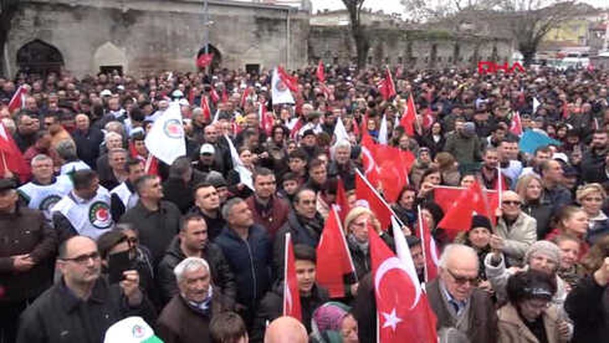 Kırklareli Lüleburgaz'da 5 Bin Kişilik 'Şeker Fabrikaları' Protestosu