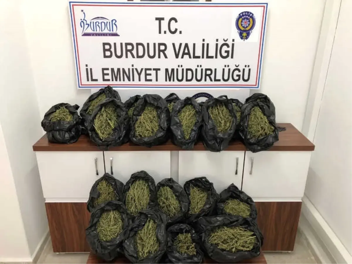 Burdur Emniyet Müdürlüğü\'nden Uyuşturucu Operasyonu