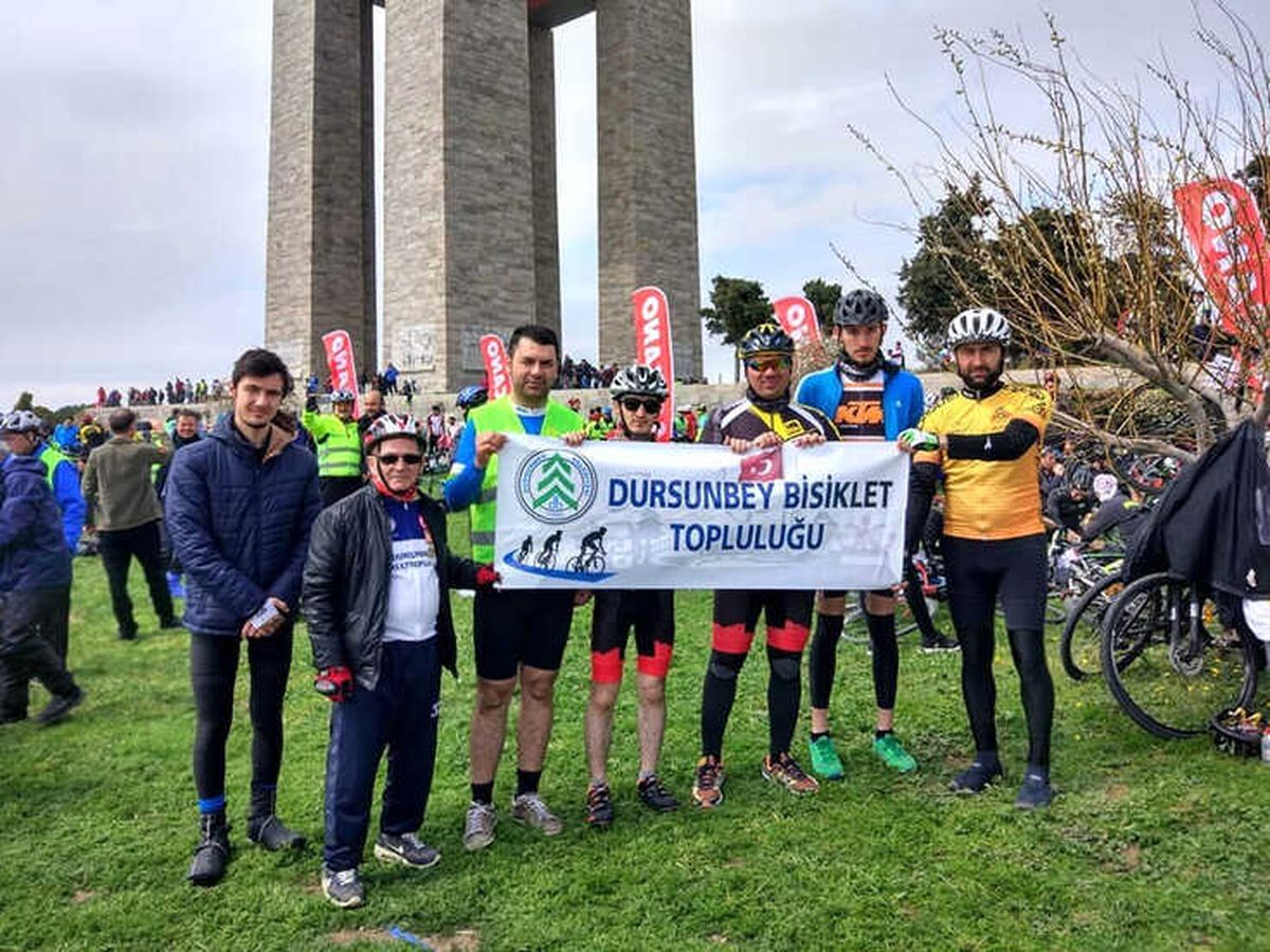 Dursunbeyli Bisikletçiler Çanakkale\'de