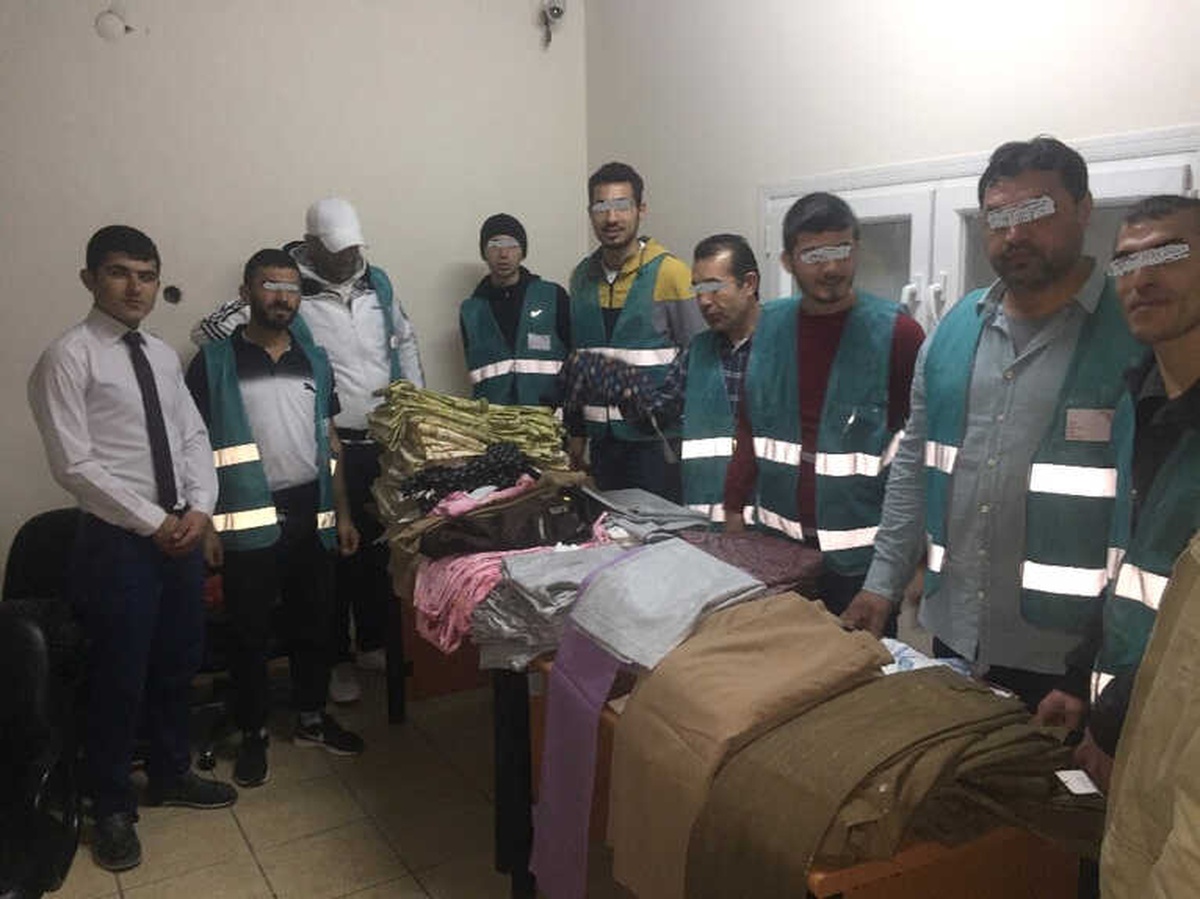 Kızılay\'dan Mersin ve Tarsus\'taki Yükümlülere Kıyafet Yardımı