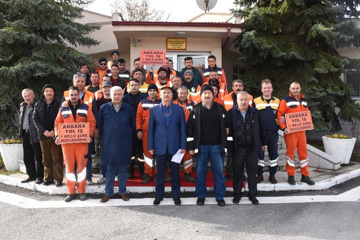 Kızılcahamam Karayolları Taşeron İşçilerinden Kadro Talebi