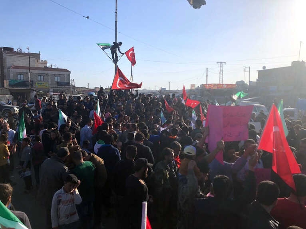 Tel Rıfatlılardan Türkiye\'ye Destek Gösterisi
