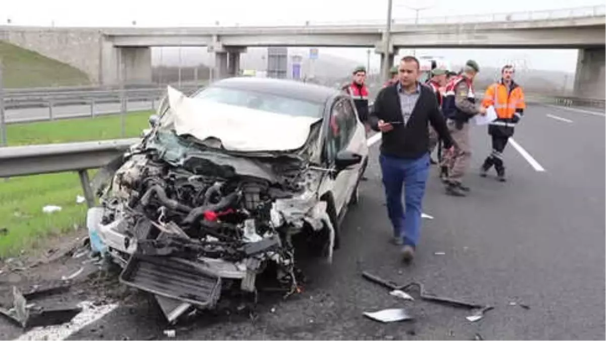 Anadolu Otoyolu\'nda Trafik Kazası: 5 Yaralı