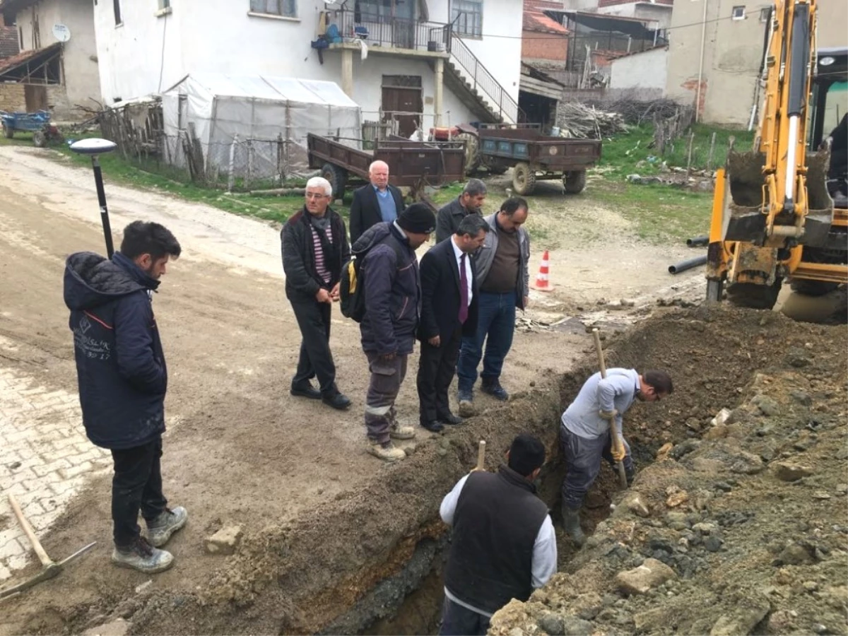 Başkan Cavit Erdoğan, İçme Suyu İnşaatı Çalışmalarını Yerinde İnceledi