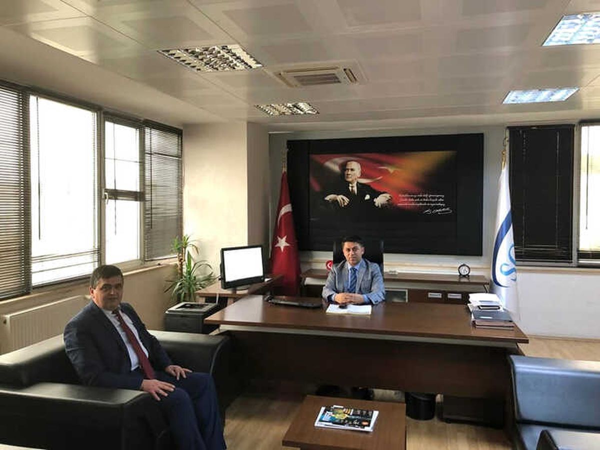 Başkan Yalçın\'la, İl Müdürü Bedir\'le Bir Araya Geldi