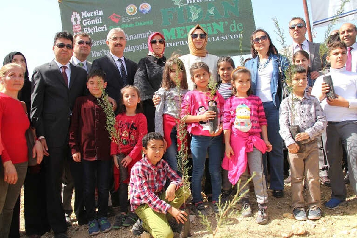 Gönül Elçileri Mersin\'de 1 Milyon Fidan Dikti