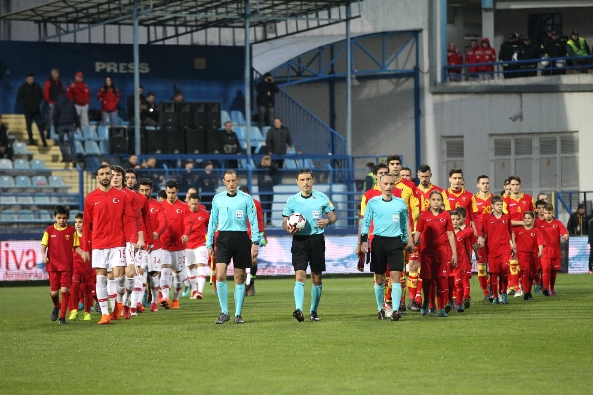 Hazırlık Maçı: Karadağ: 1 - Türkiye: 2 (İlk Yarı)