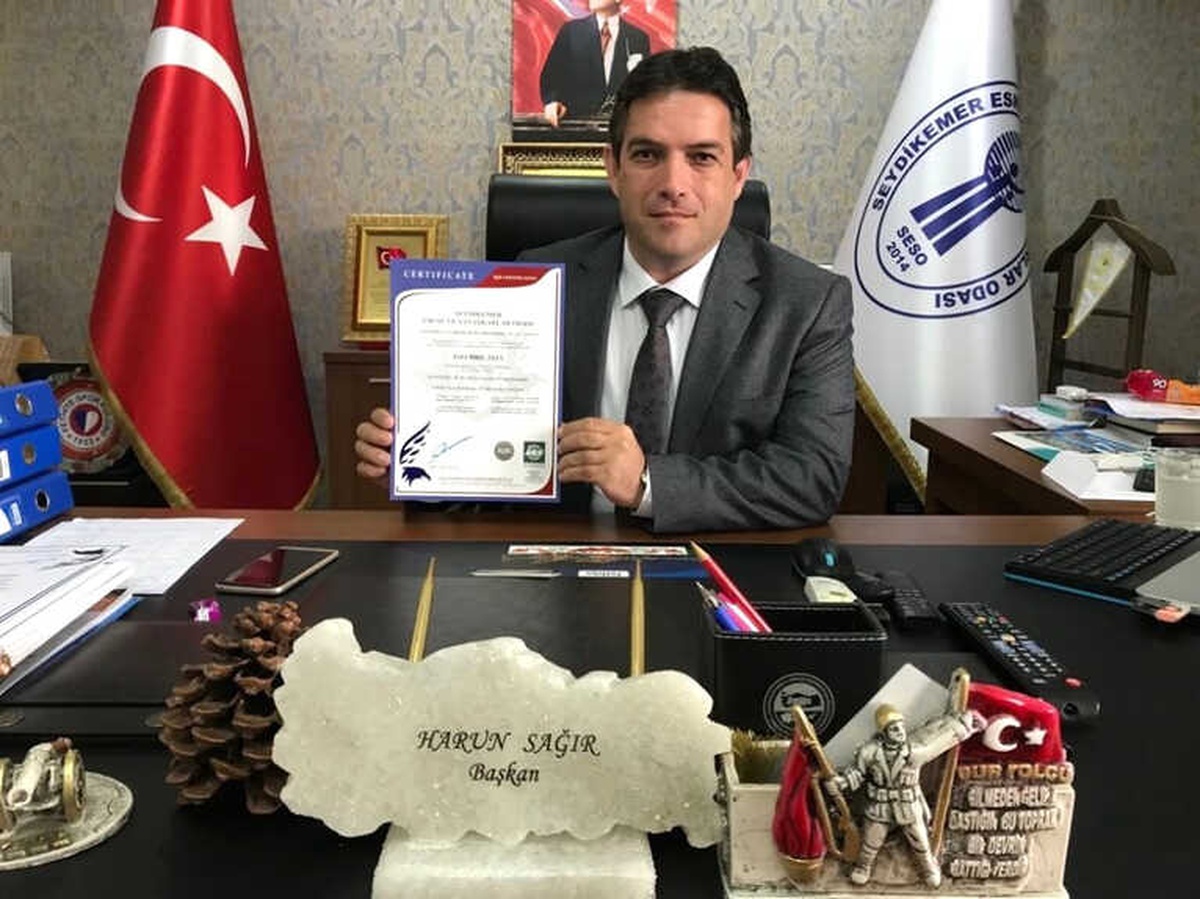 Seydikemer Esnaf Odasının Kalitesi Belgelendi