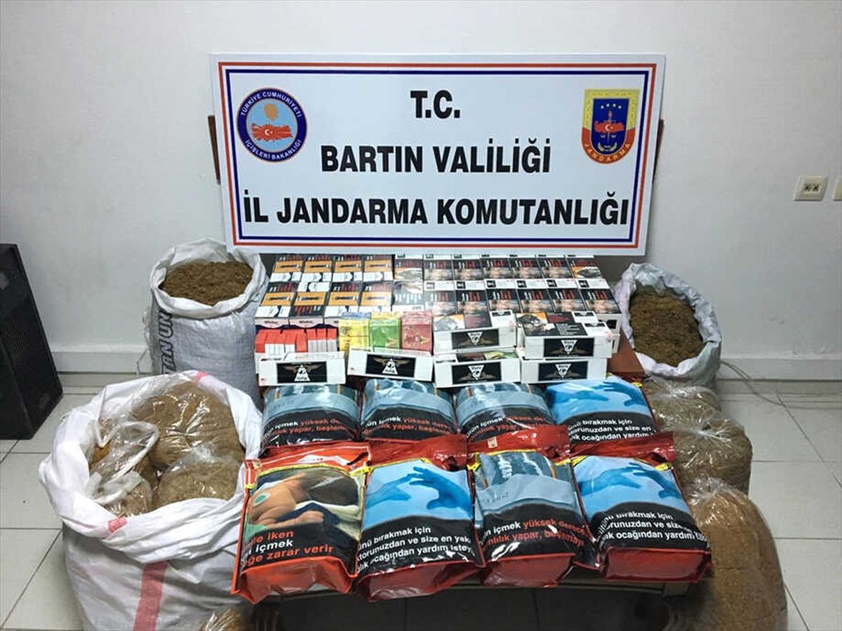 Bartın\'da Kaçak Tütün Operasyonu