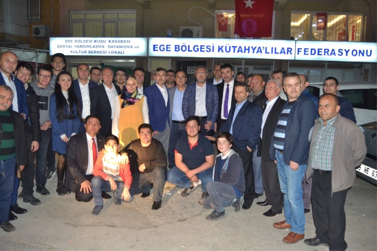 Milletvekili Ahmet Tan, Ege Bölgesi Kütahyalılar Federasyonu\'nu Ziyaret Etti
