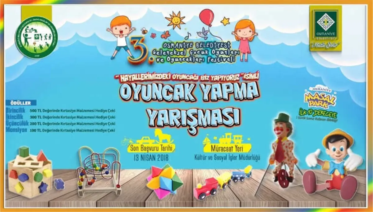 Osmaniye\'de "Oyuncak Yapma Yarışması"