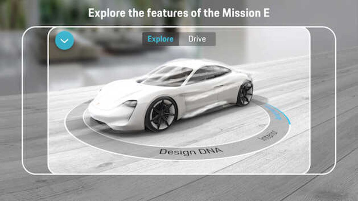 Porsche Mission E Android ve İos, Özel Artırılmış Gerçeklik Uygulaması İndir