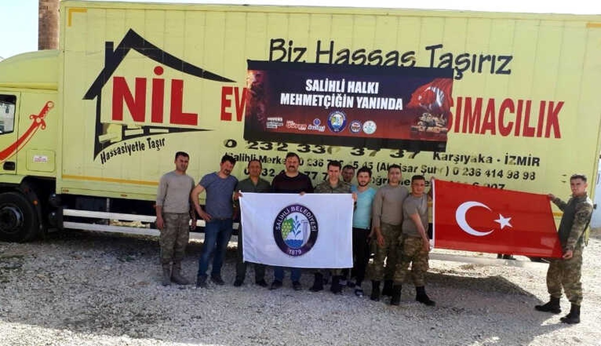 Salihli\'den Gönderilen Yardımlar Mehmetçiğe Ulaştı