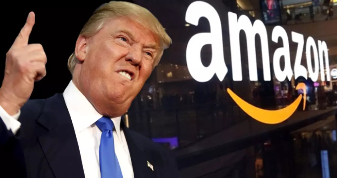 Trump Kafayı Amazon\'a Taktı, Piyasa Değerinden 54 Milyar Dolar Silindi