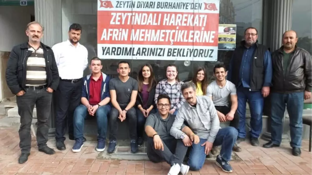 Burhaniyeliler Afrin\'e Yardım İçin Seferber Oldu