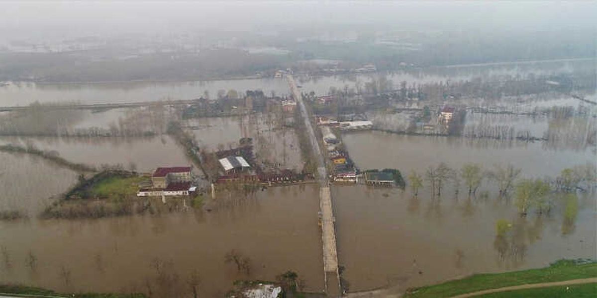 Edirne\'de \'Taşkın Kabusu\' Havadan Görüntülendi