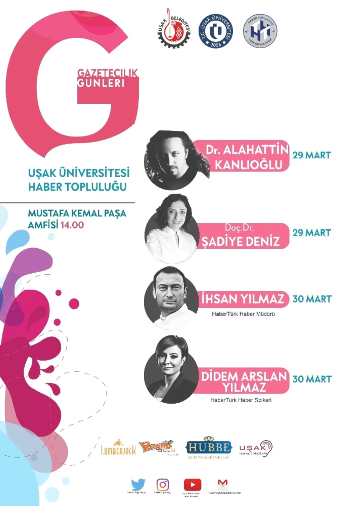 Uşak Üniversitesi\'nde "Gazetecilik Günleri" Başlıyor
