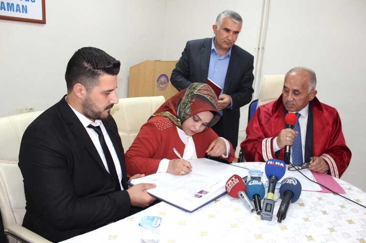 Adıyaman Müftülüğü Tarafından İlk Resmi Nikah Kıyıldı