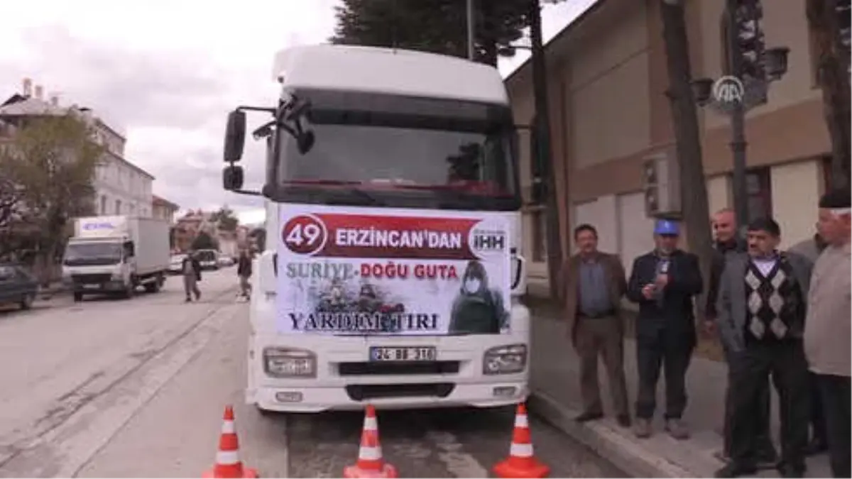 Erzincan\'dan Doğu Guta\'ya İnsani Yardım