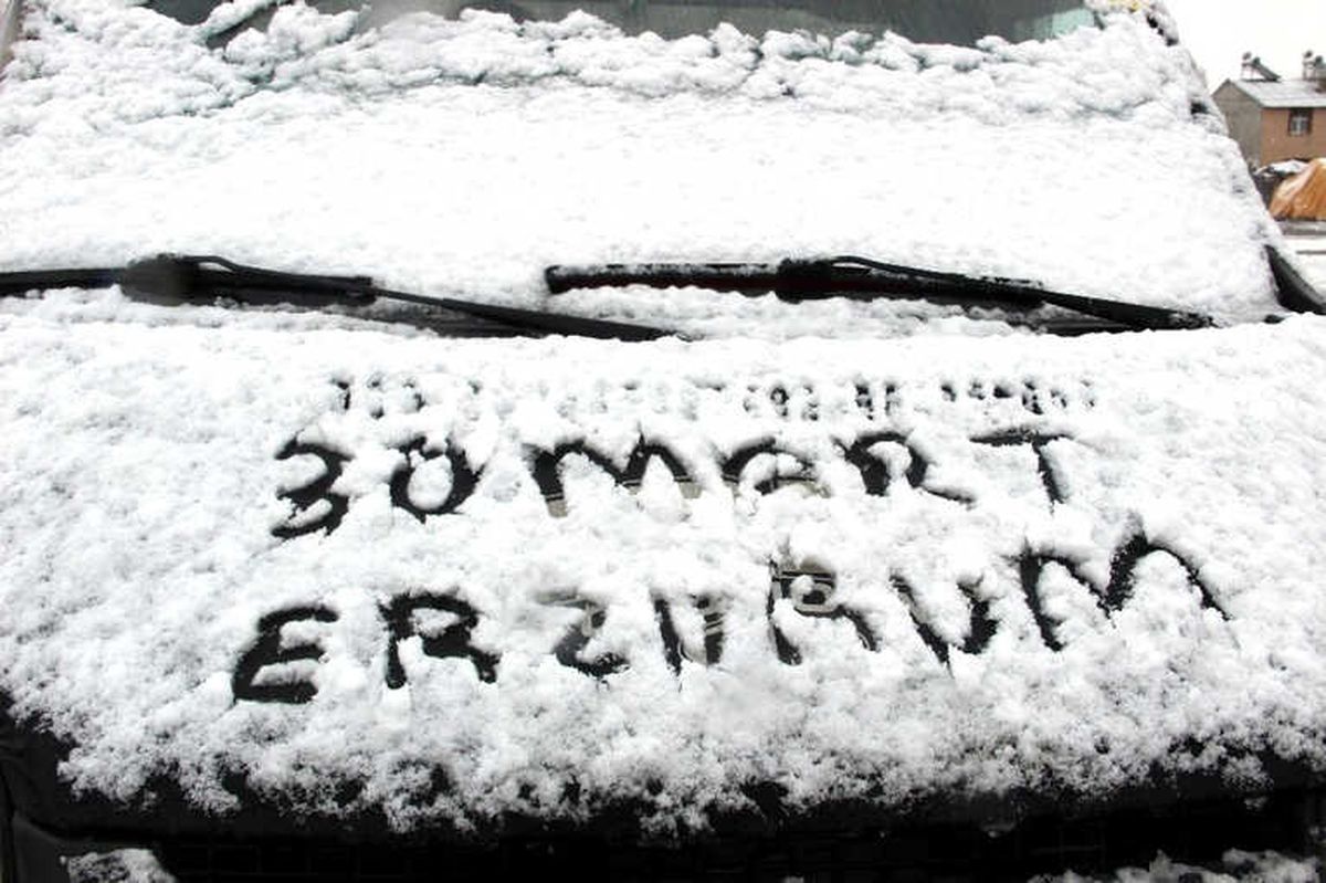 Mart Karı Erzurum\'u Esir Aldı