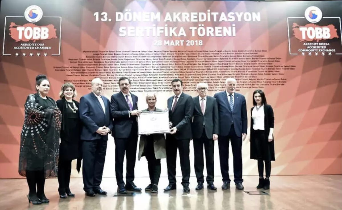 TOBB\'dan Aso\'ya 5 Yıldızlı A Sınıfı Akreditasyon Sertifikası