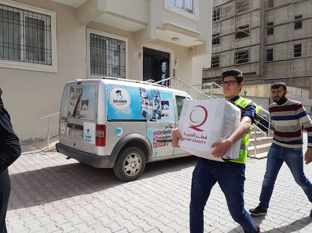 Gaziantep\'te 400 Aileye Gıda Yardımı Yapıldı